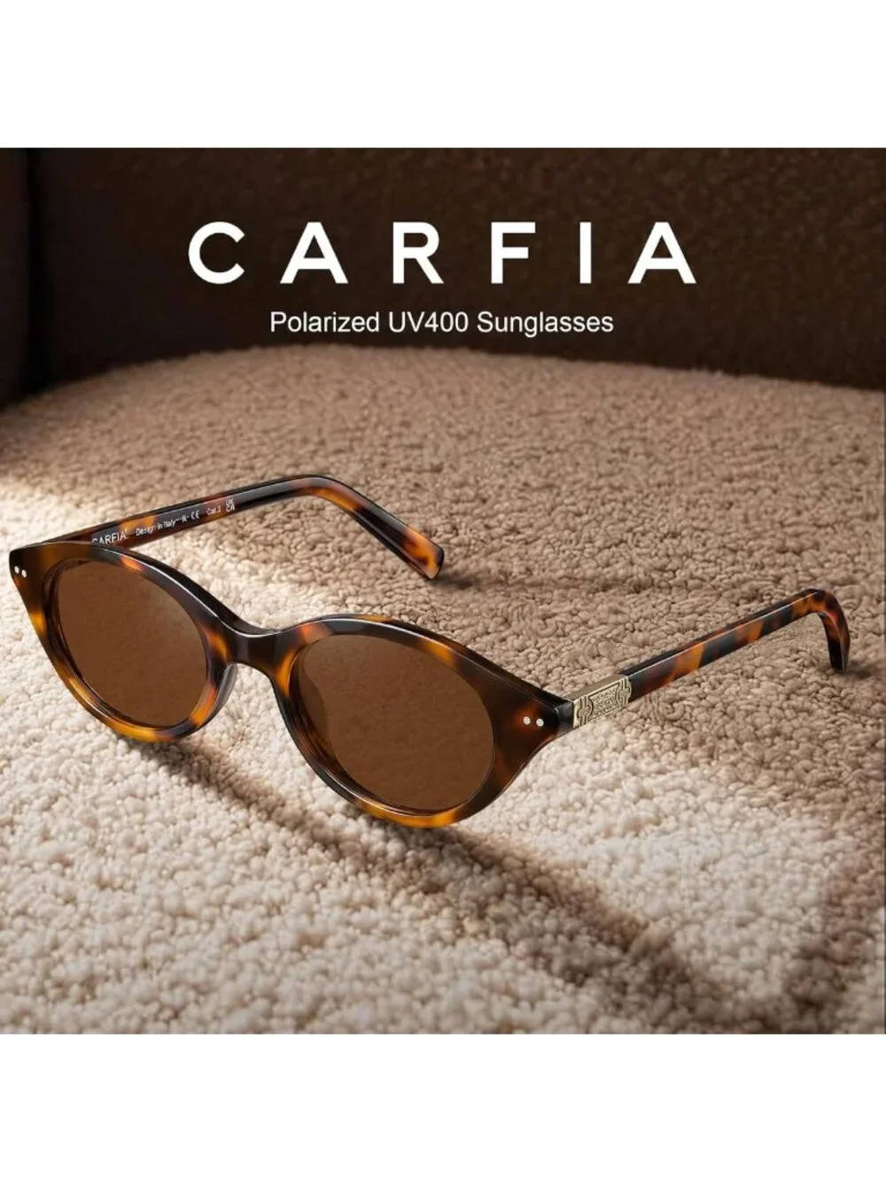 Trendy Oval Polarized Sunglasses for Small Faces | UV400 Protection
